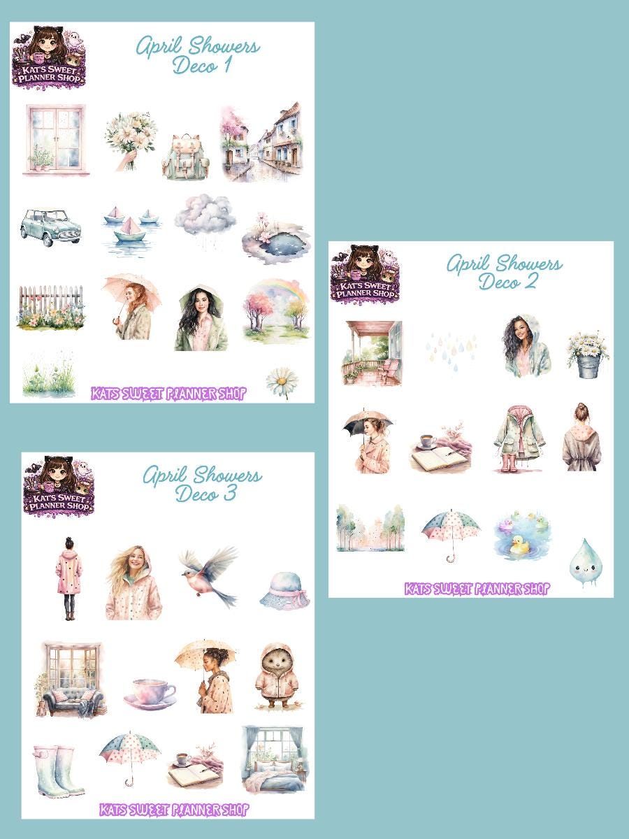 April Showers Deco Kit
