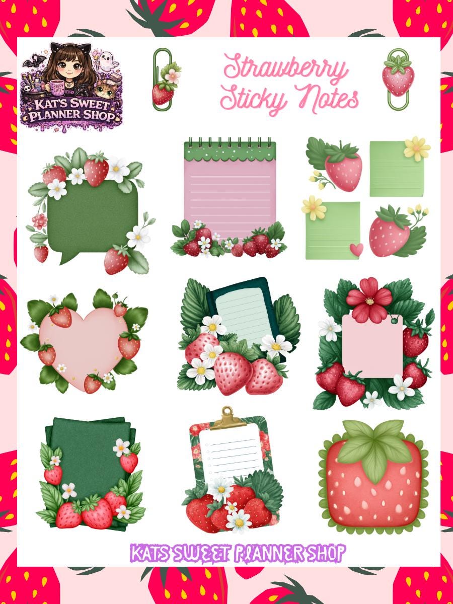 Strawberry Crafting Deco Kit