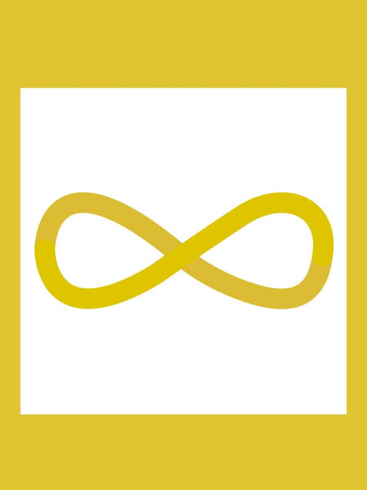 Autism Gold Infinity Symbol Die Cut