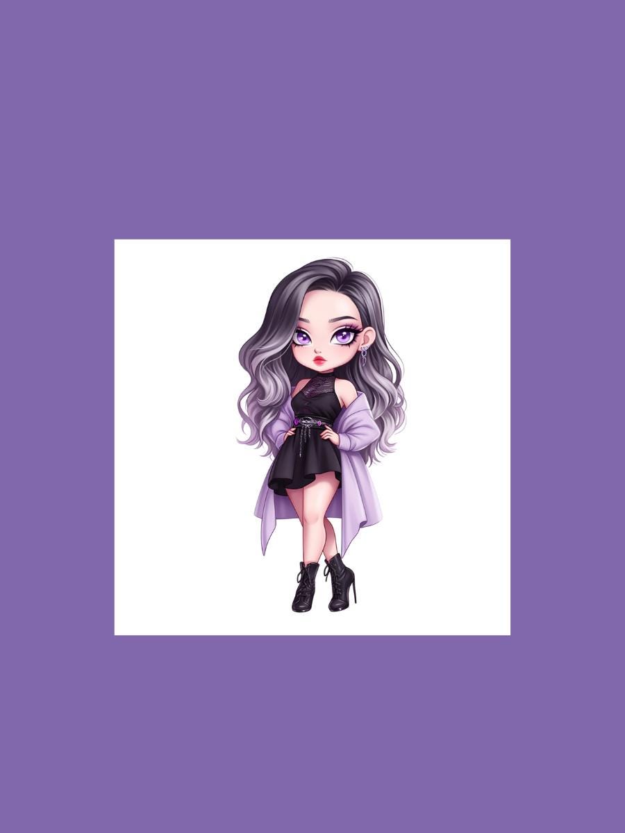 Chibi Girls Die Cuts
