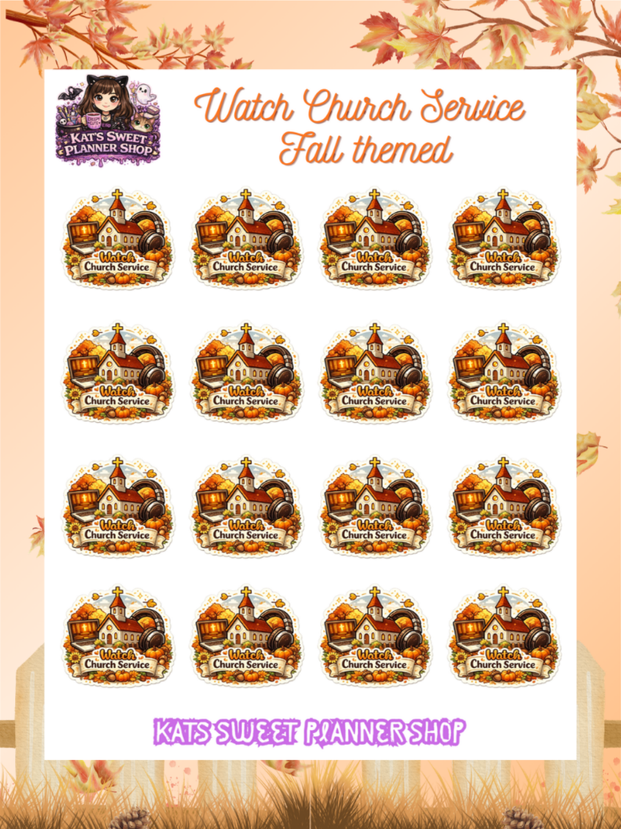 Watch & Listen to Church Service: Fall themed