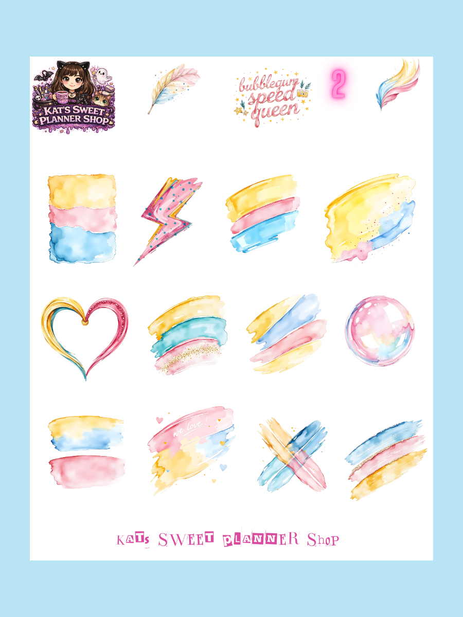 Bubble Gum Speed Queen Set