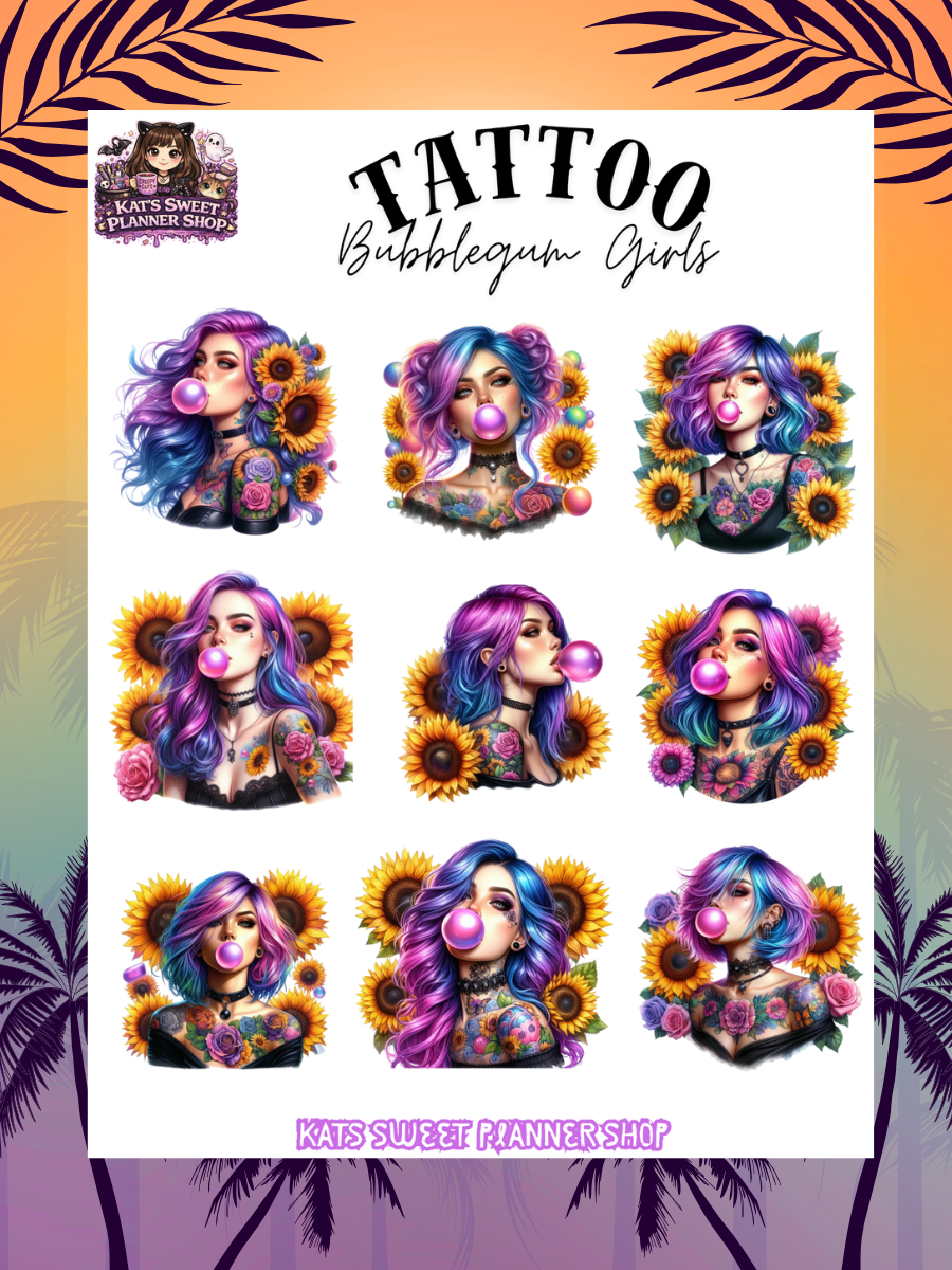 Tattoo Bubblegum Girls