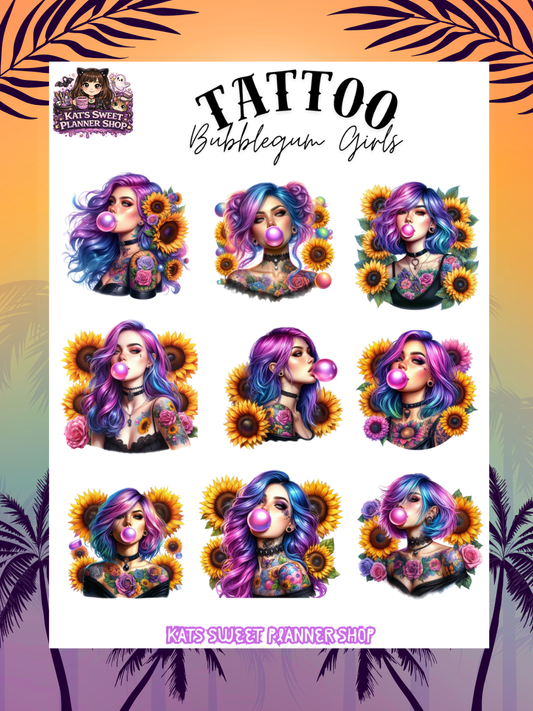 Tattoo Bubblegum Girls