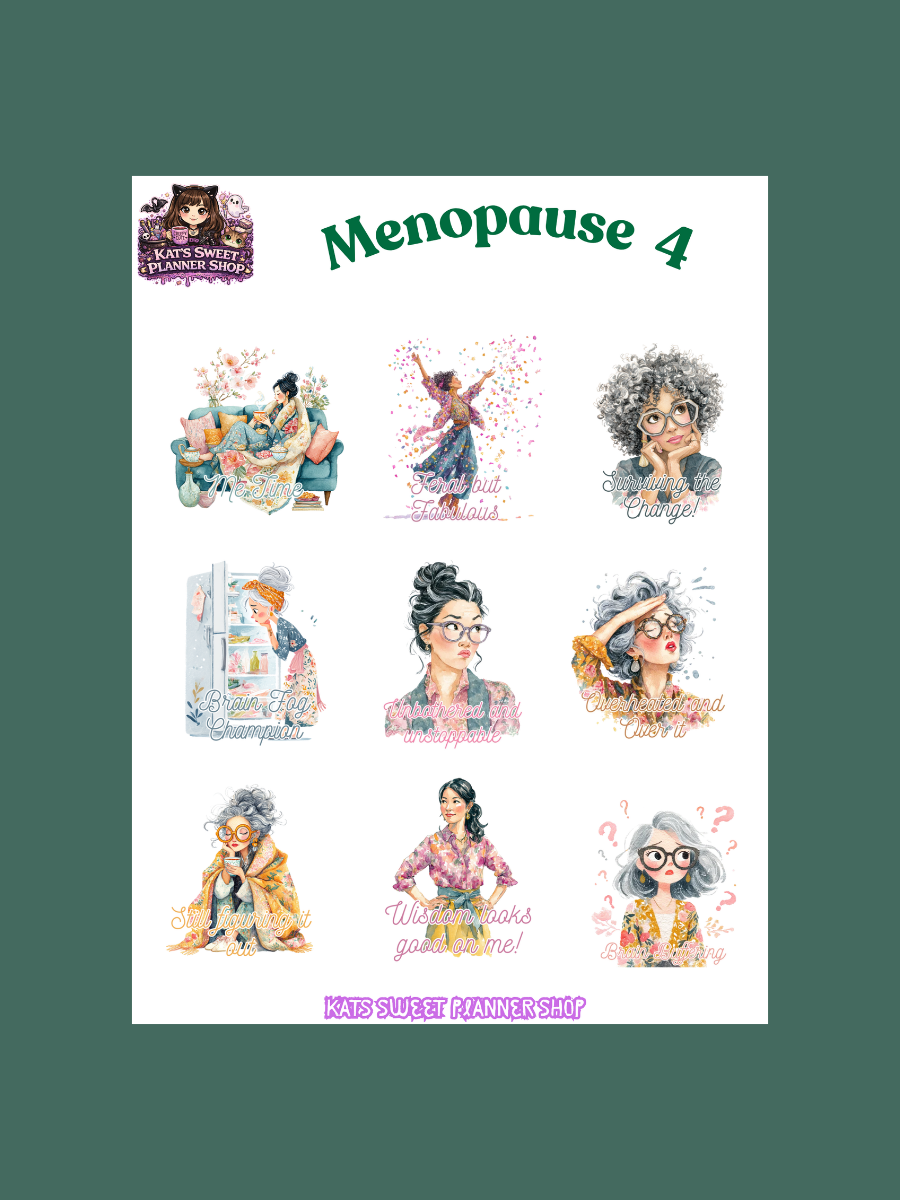 Menopause Sticker Set