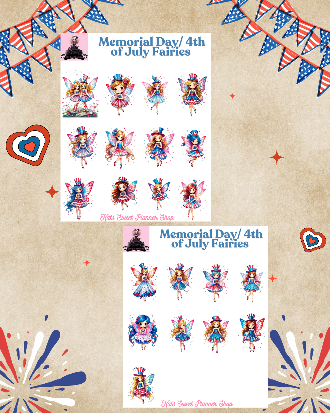 Memorial Day/4th of July Fairies