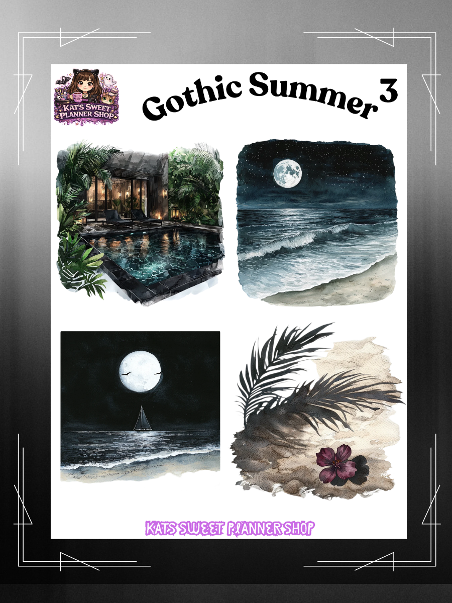 Gothic Summer Deco Stickers