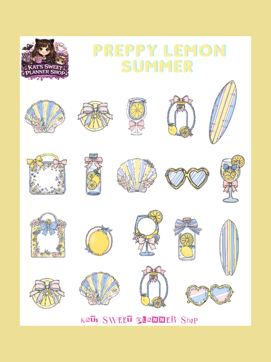 Preppy Lemon Summer