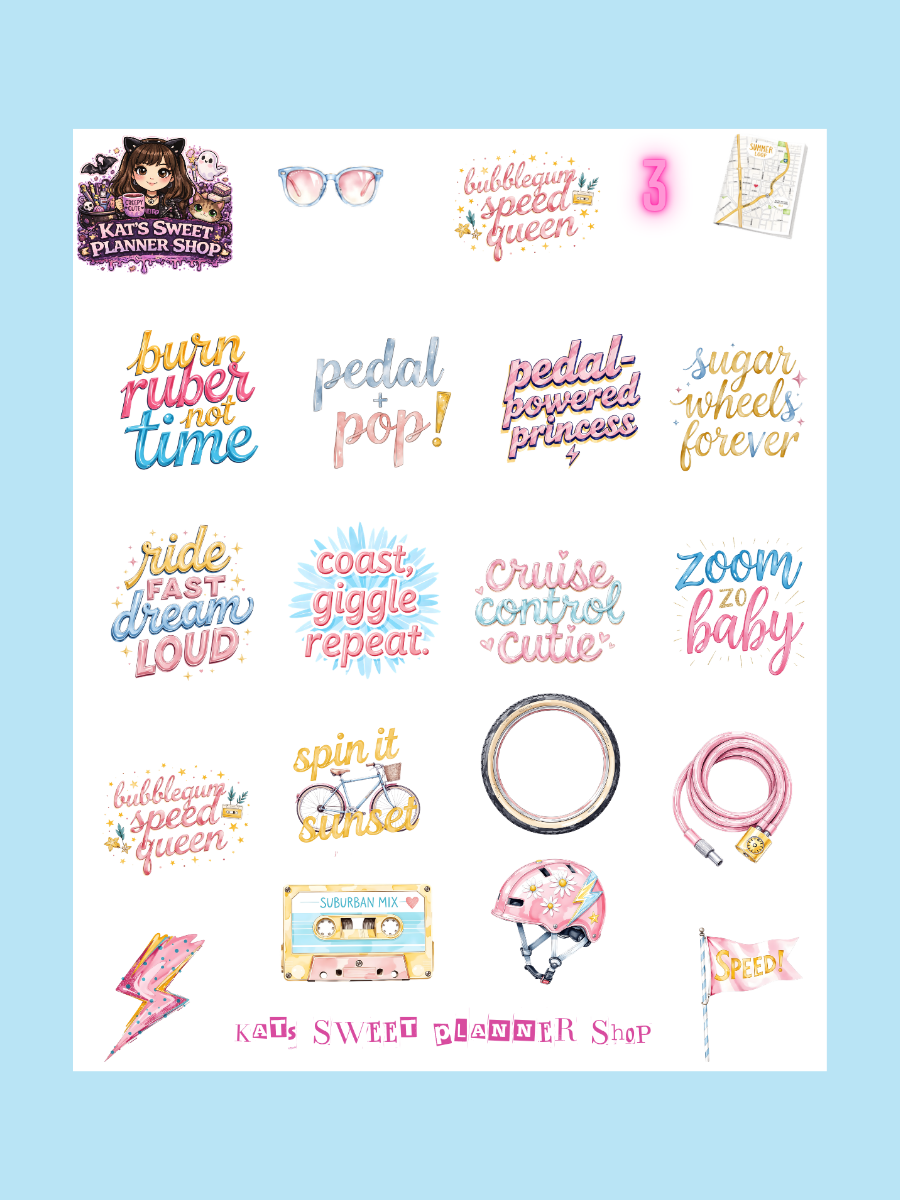 Bubble Gum Speed Queen Set
