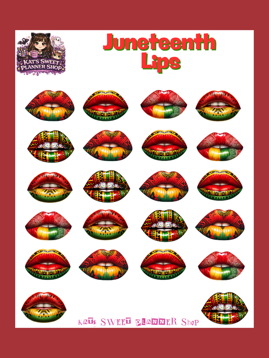 Juneteenth Lips