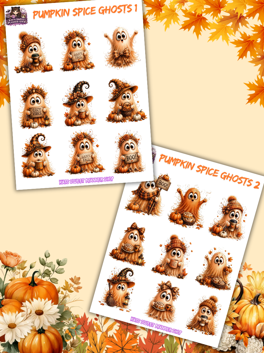 Pumpkin Spice Ghosts