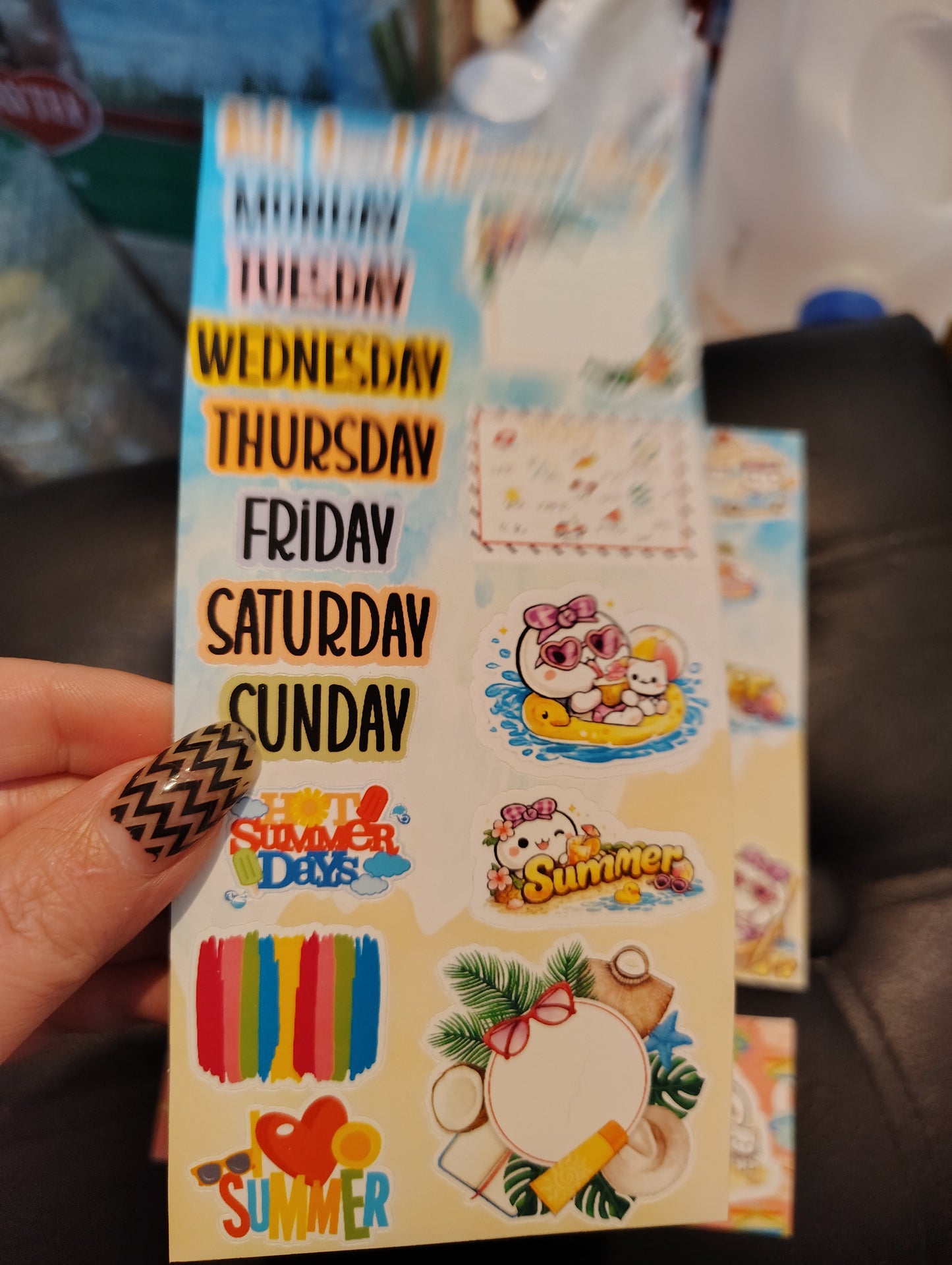 Bubbles & Pip- Summer Sticker Kit