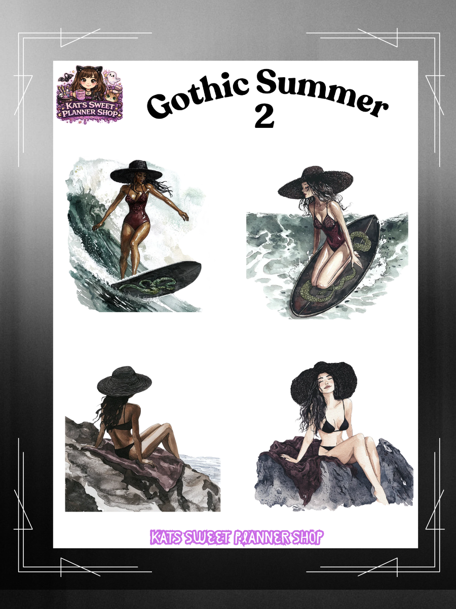 Gothic Summer Deco Stickers