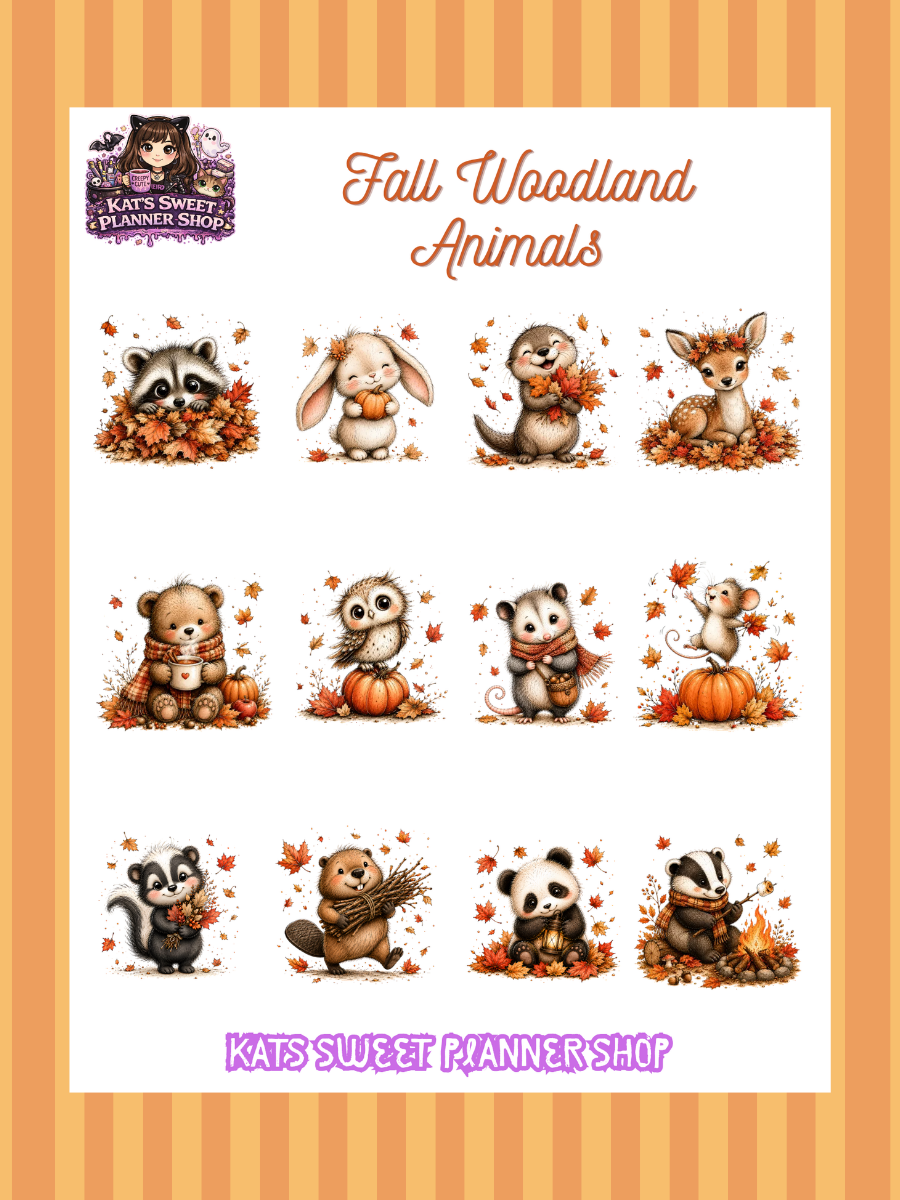 Fall Woodland Animals