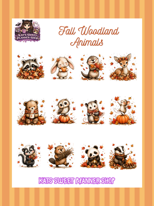 Fall Woodland Animals