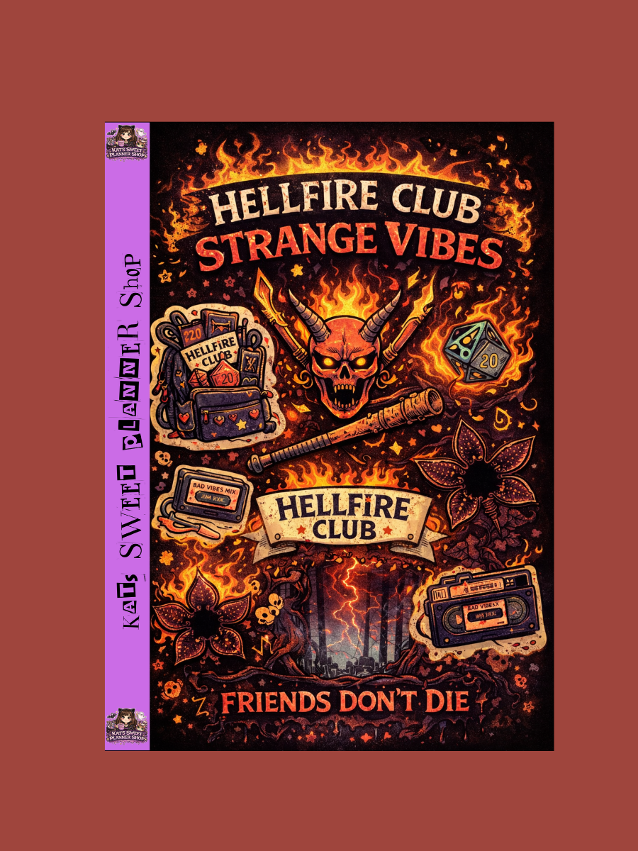 Strange Full Page Sticker Sheets