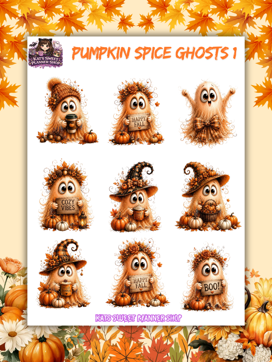 Pumpkin Spice Ghosts