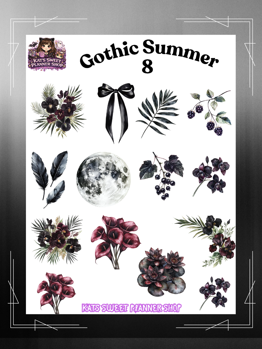 Gothic Summer Deco Stickers