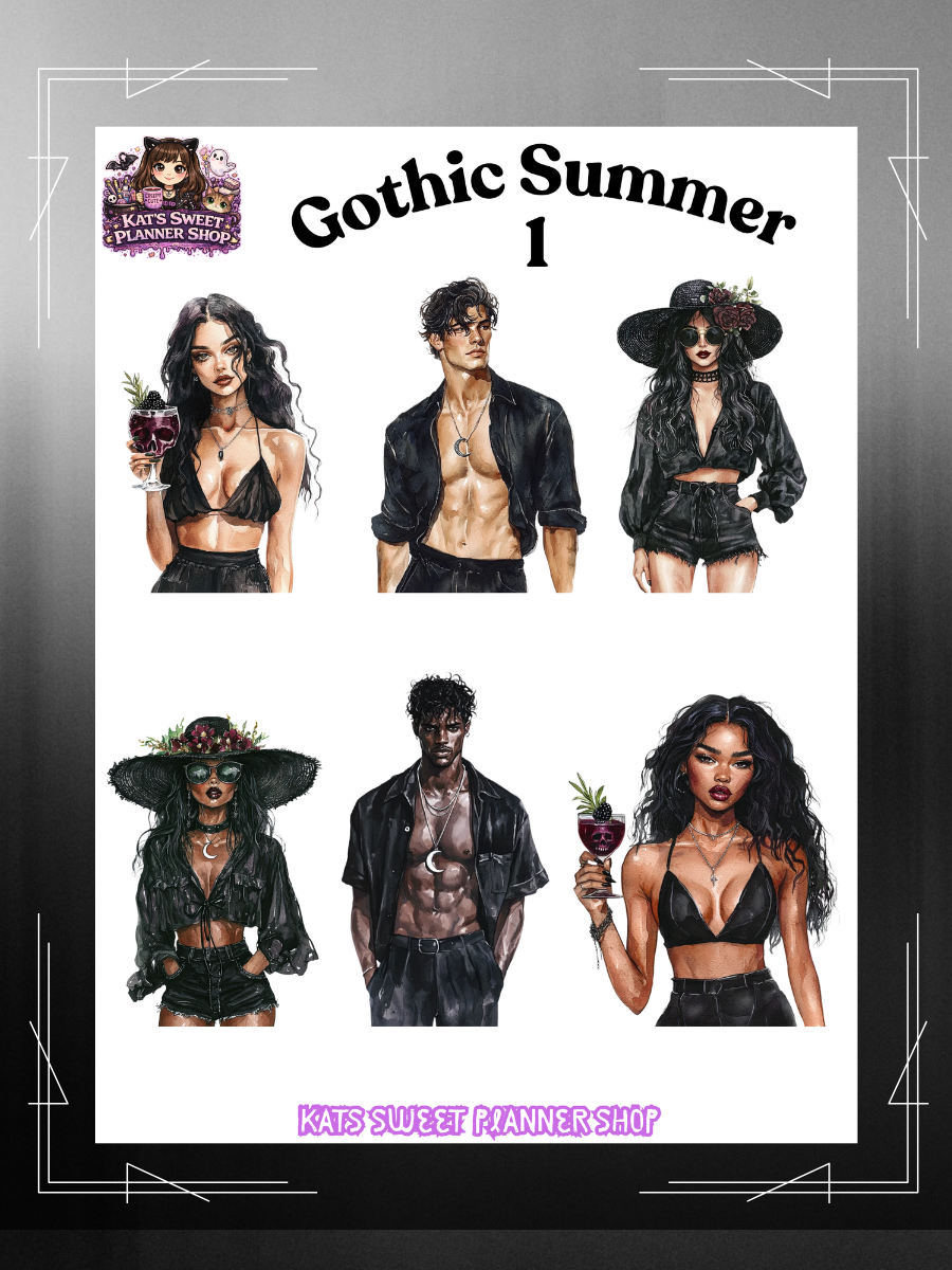 Gothic Summer Deco Stickers
