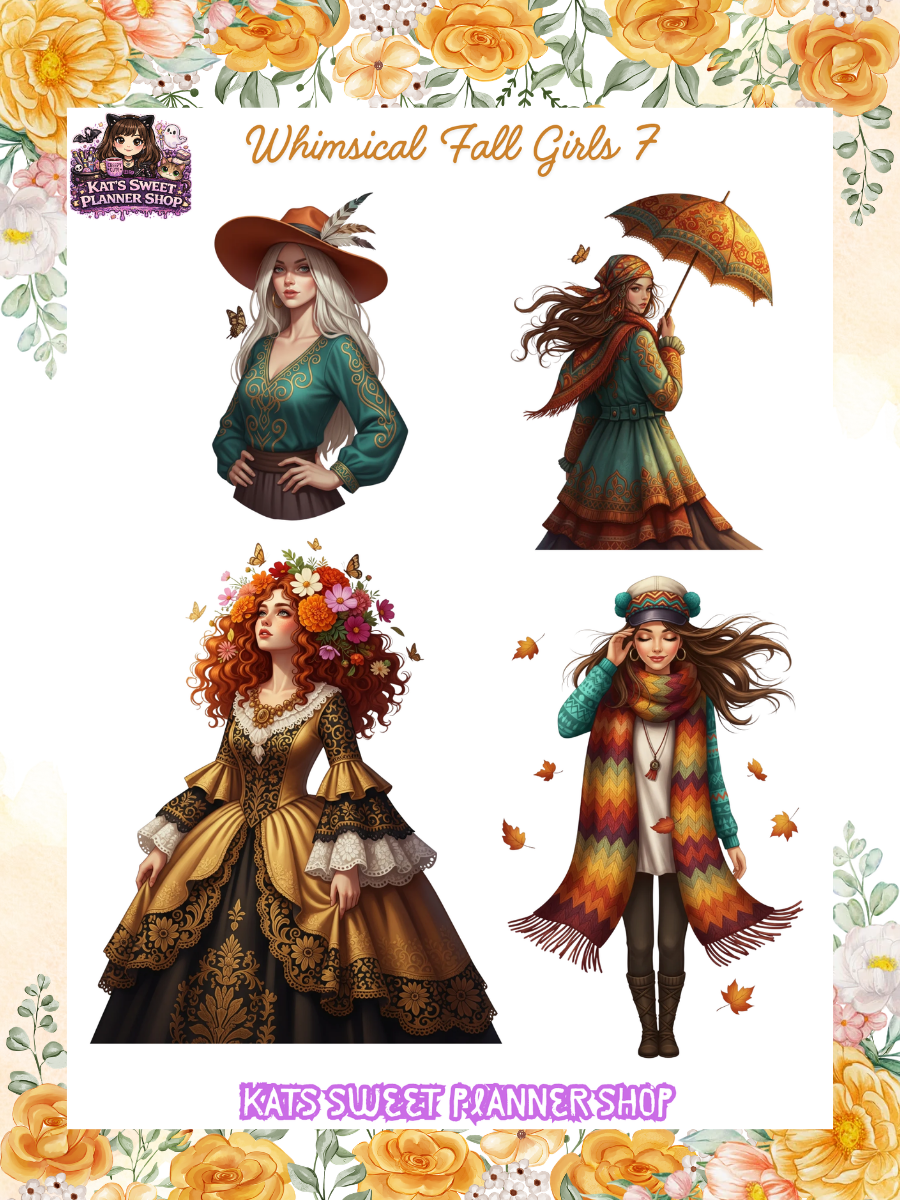 Whimsical Fall Girls