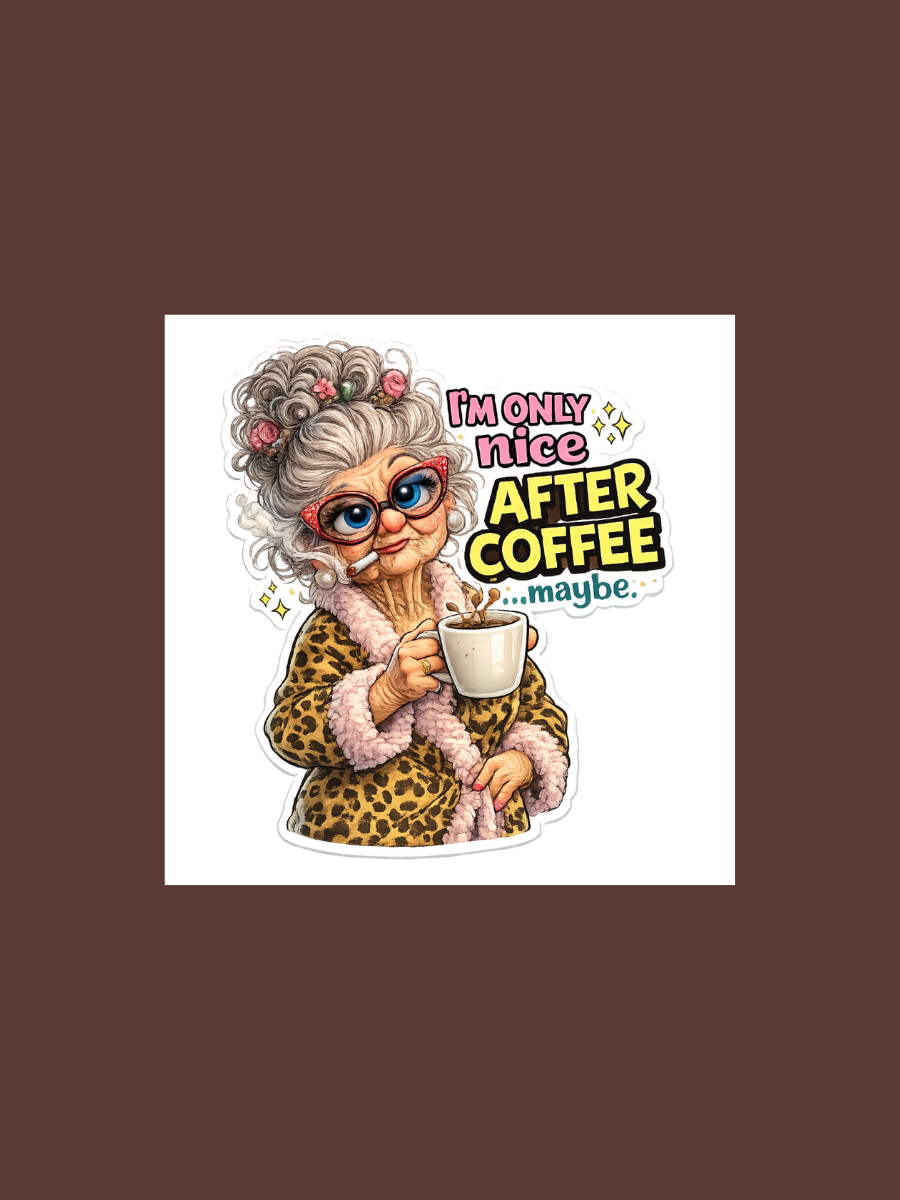 Sarcastic Old Woman Die Cuts