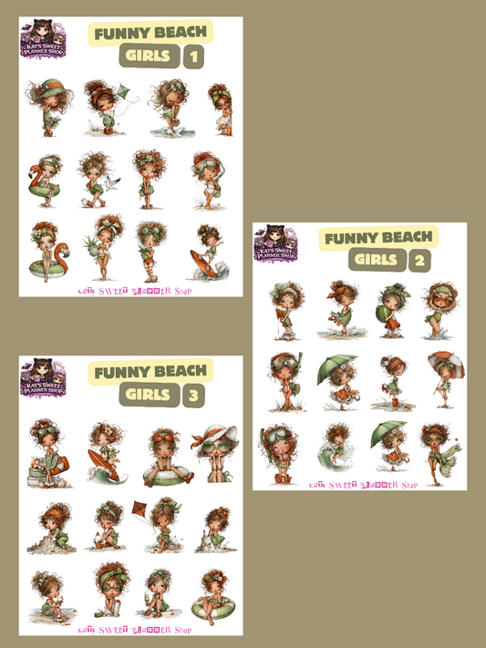 Funny Beach Girls