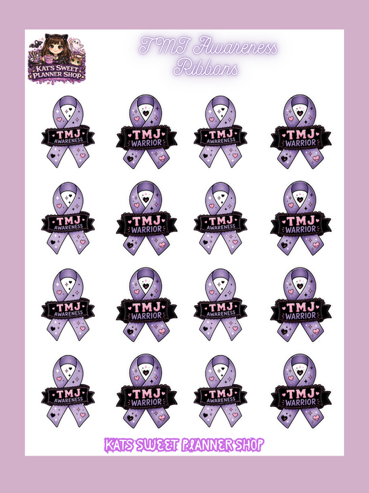TMJ Awareness Ribbons