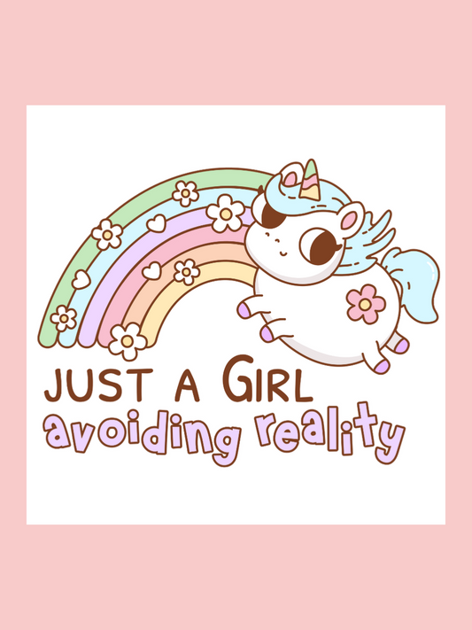 Avoiding Reality Die Cut