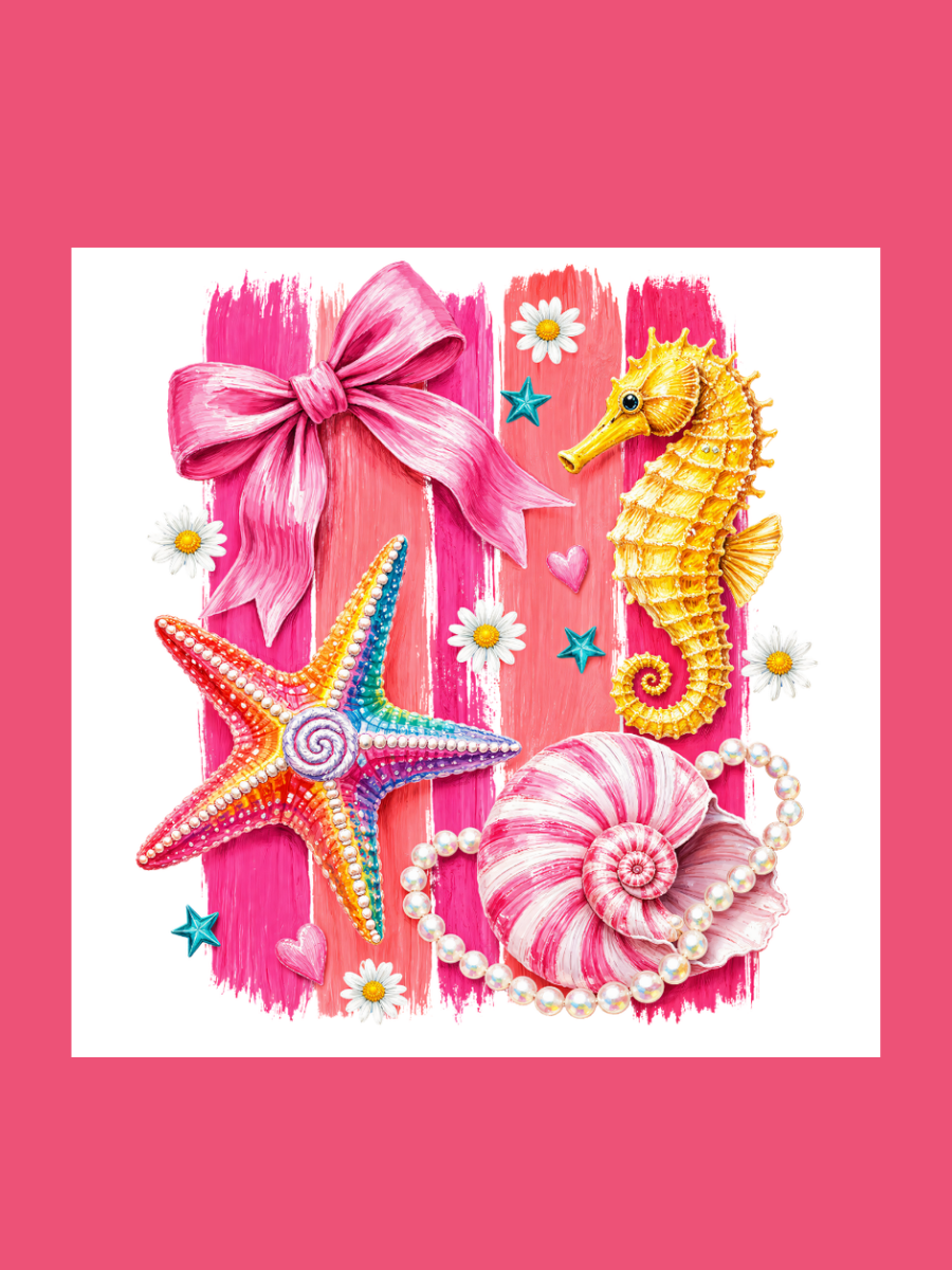 Pink Summer Die Cut