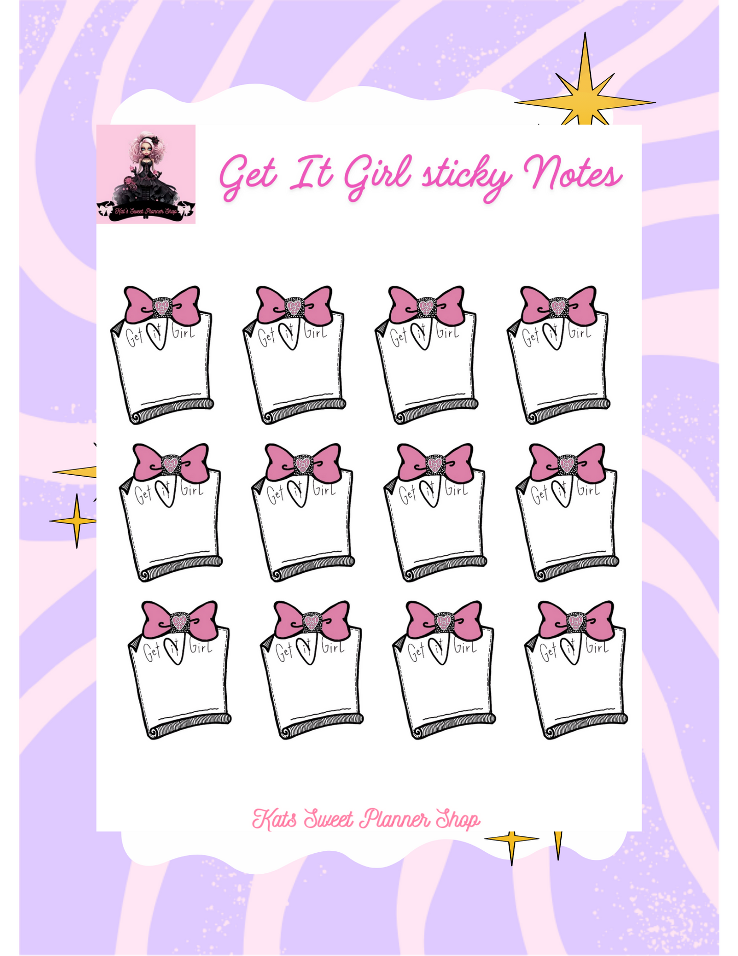 Get It Girl Sticky Notes
