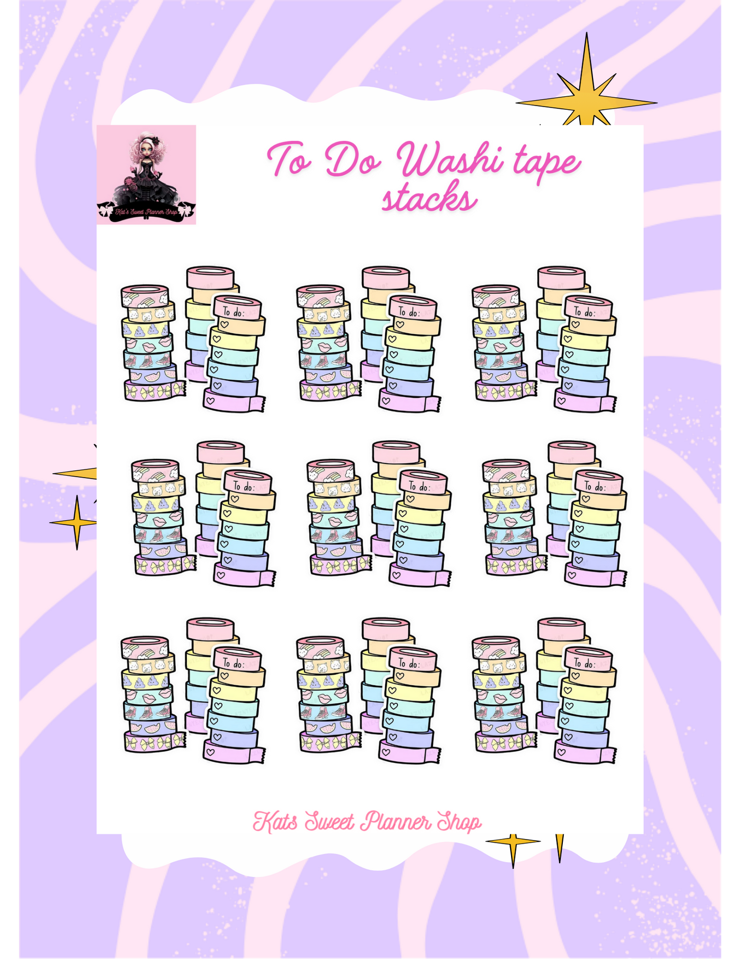 To Do Washi Tape Sticks