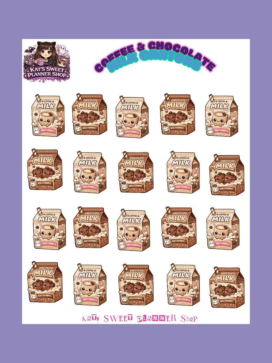 Kawaii Milk Carton Collection