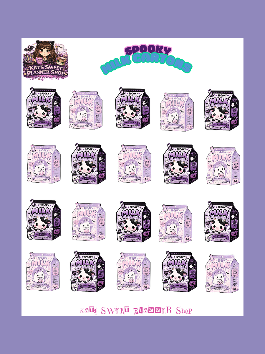 Kawaii Milk Carton Collection