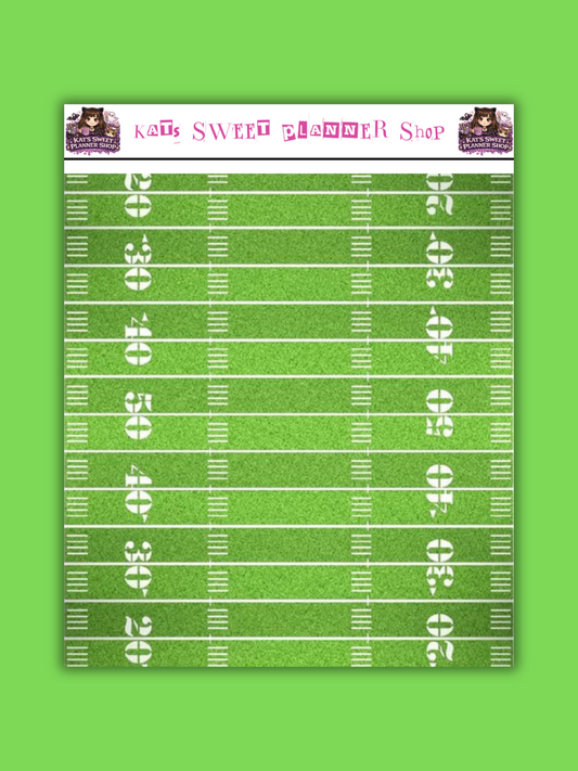 Football 🏈 Field Tear Sheet