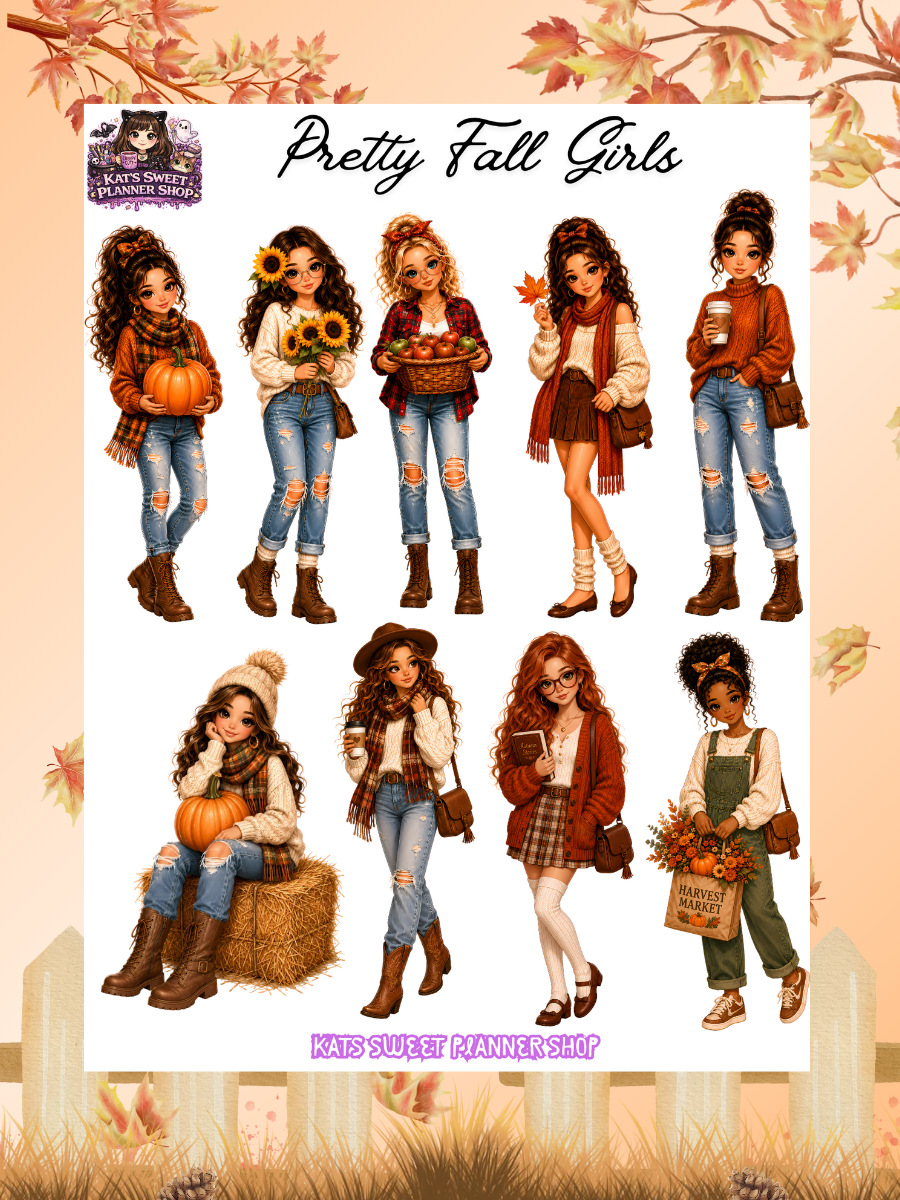Pretty Fall Girls