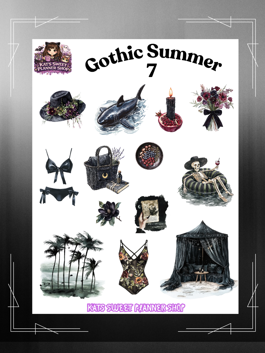 Gothic Summer Deco Stickers