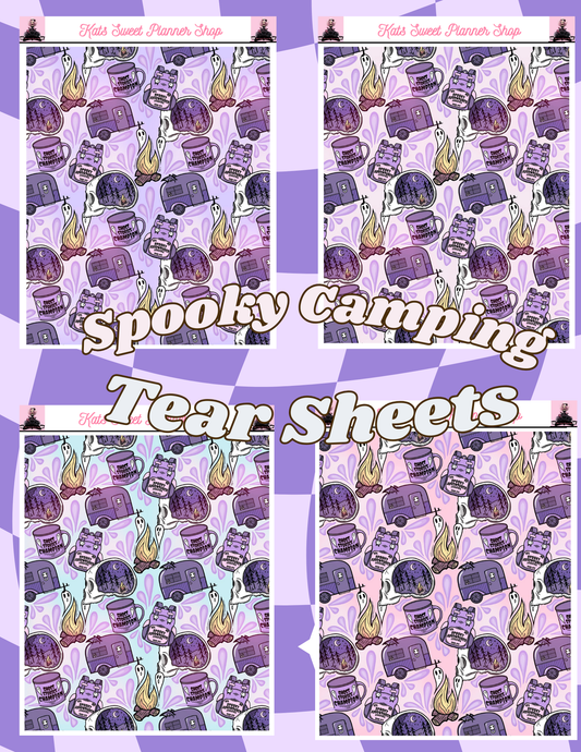 Spooky Camping Tear Sheets