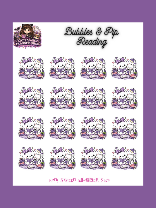Bubbles & Pip- Reading