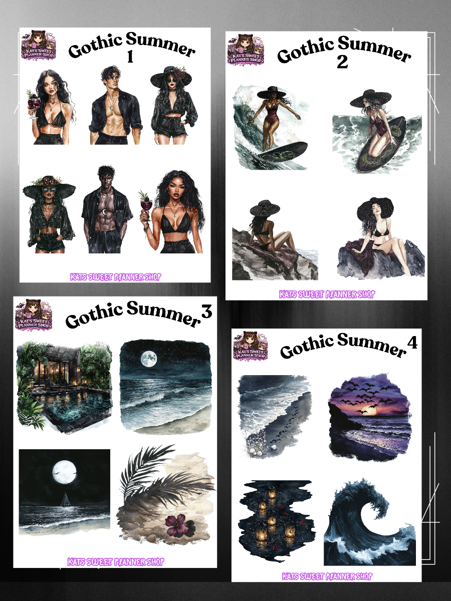 Gothic Summer Deco Stickers