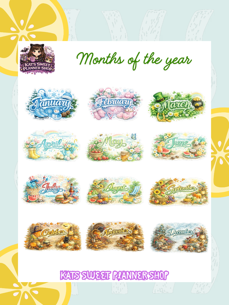 Months of the Year