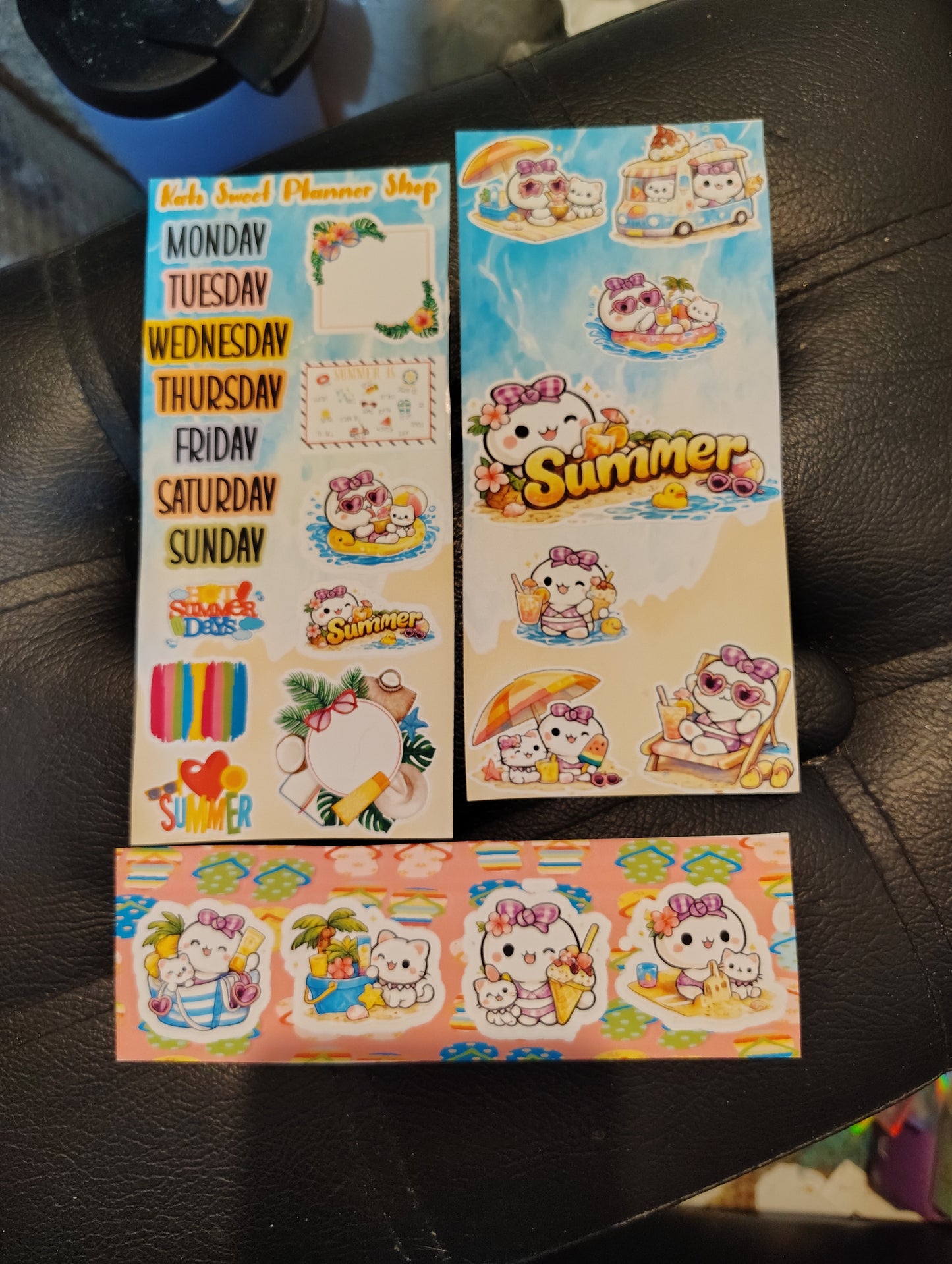Bubbles & Pip- Summer Sticker Kit