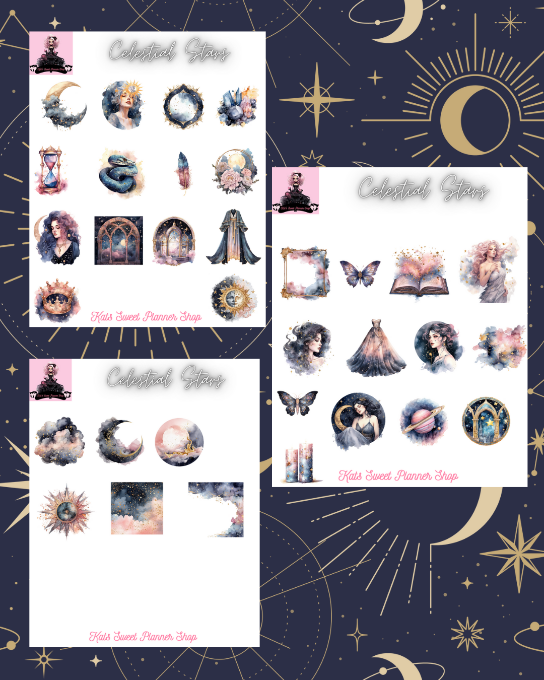 Celestial Stars Deco Set