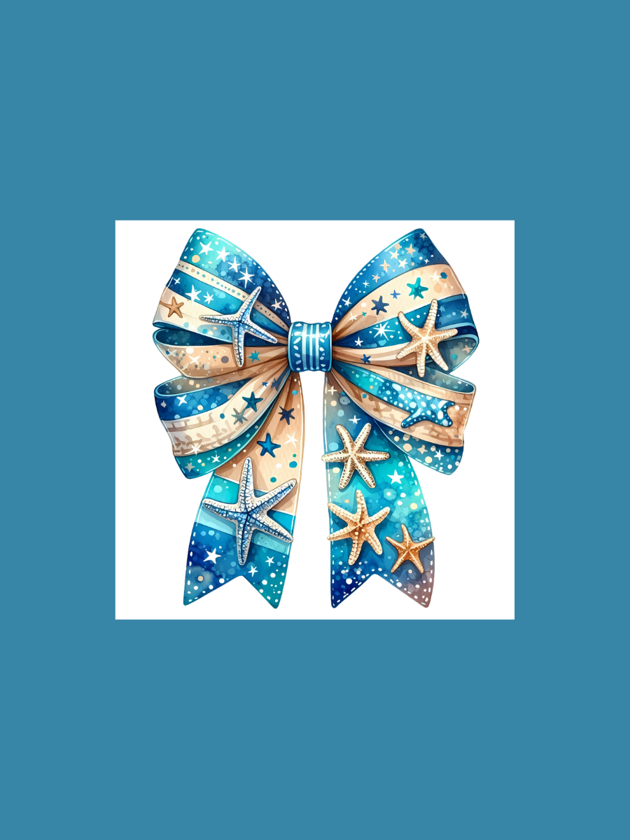 Beach Bow Die Cut