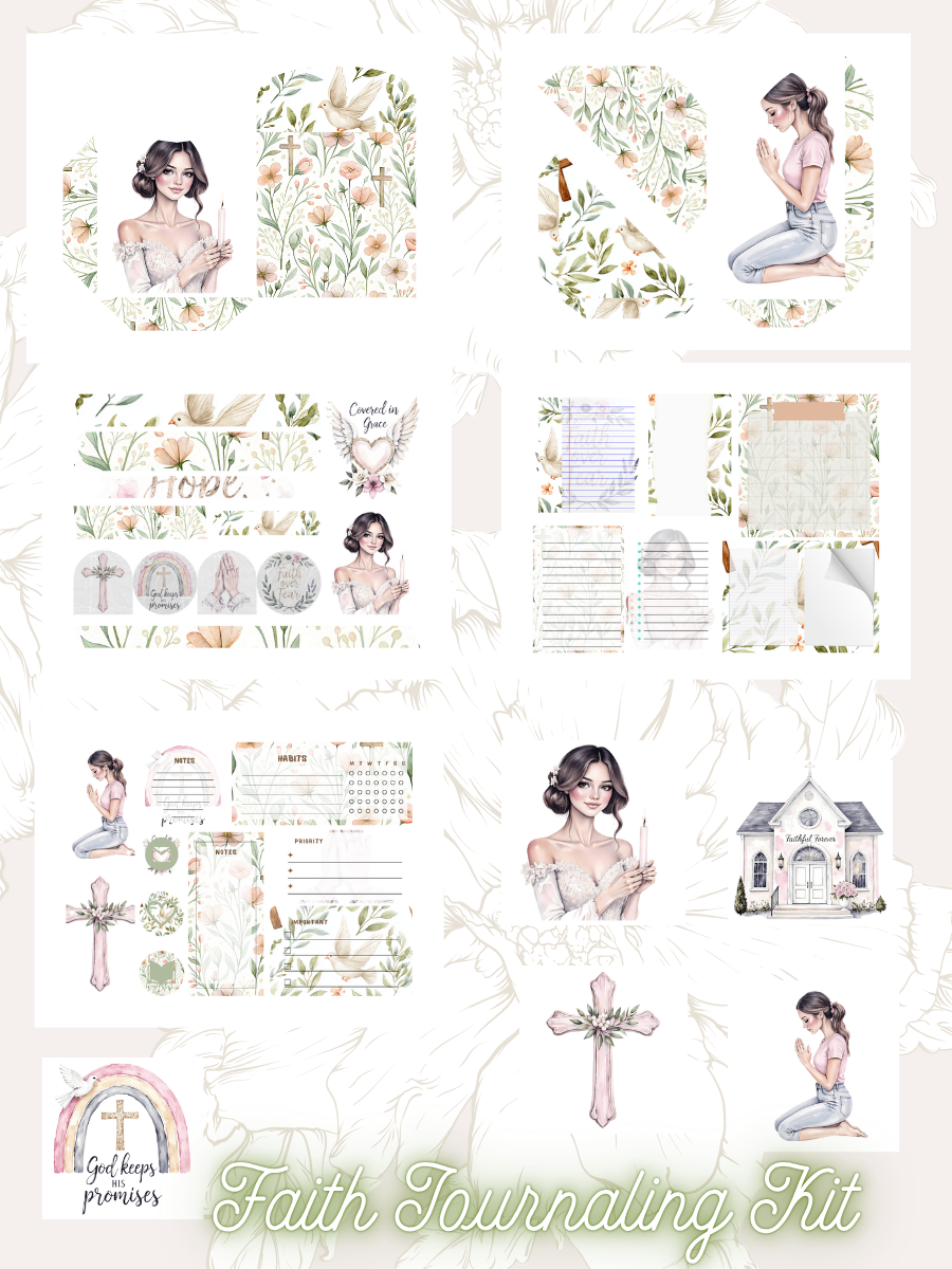 Faith, Love, Hope Journaling Kit
