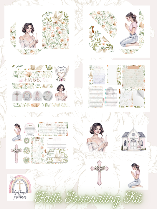 Faith, Love, Hope Journaling Kit