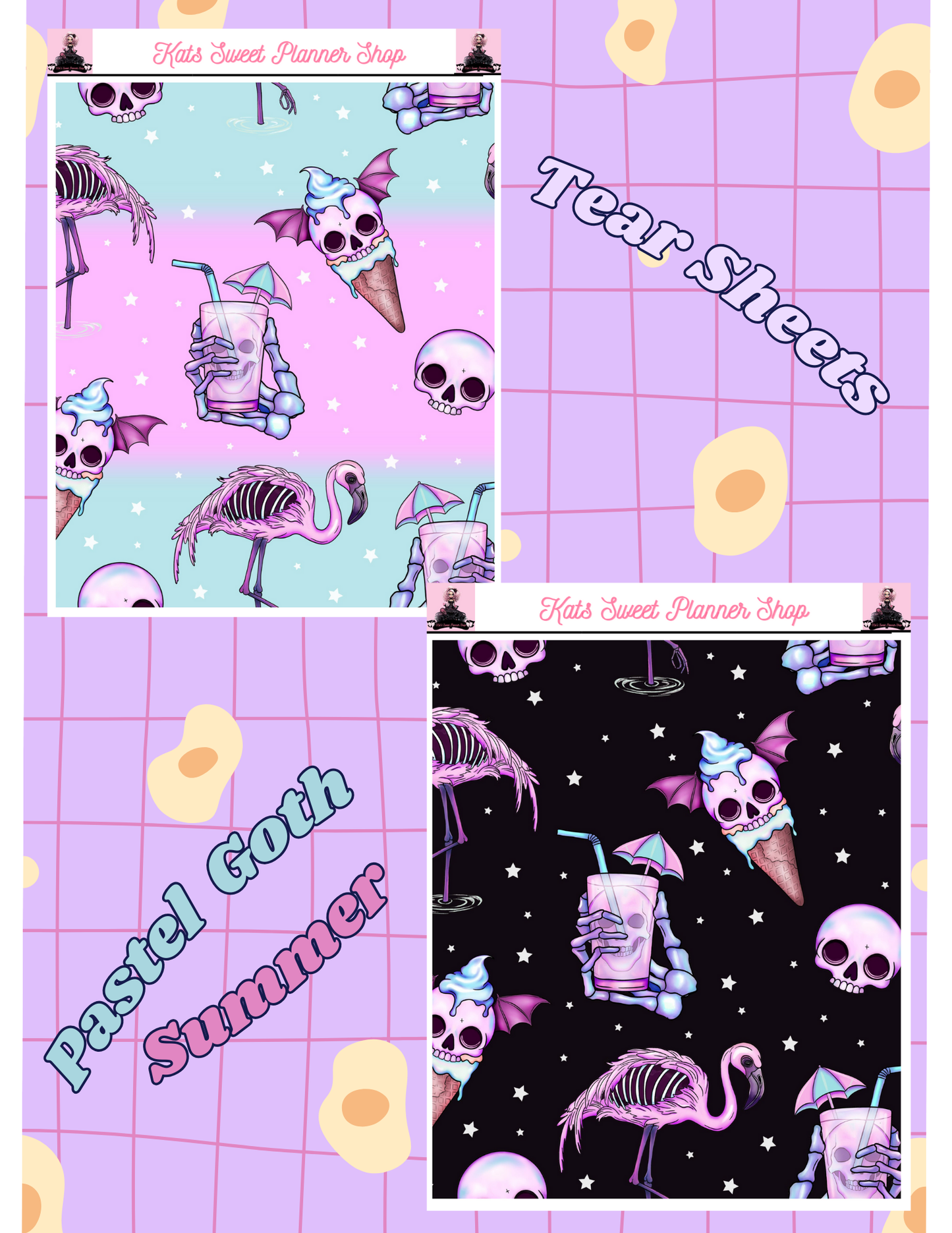 Pastel Goth Summer Tear Sheets
