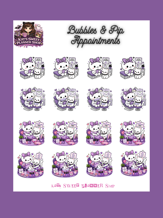 Bubbles & Pip- Appointments