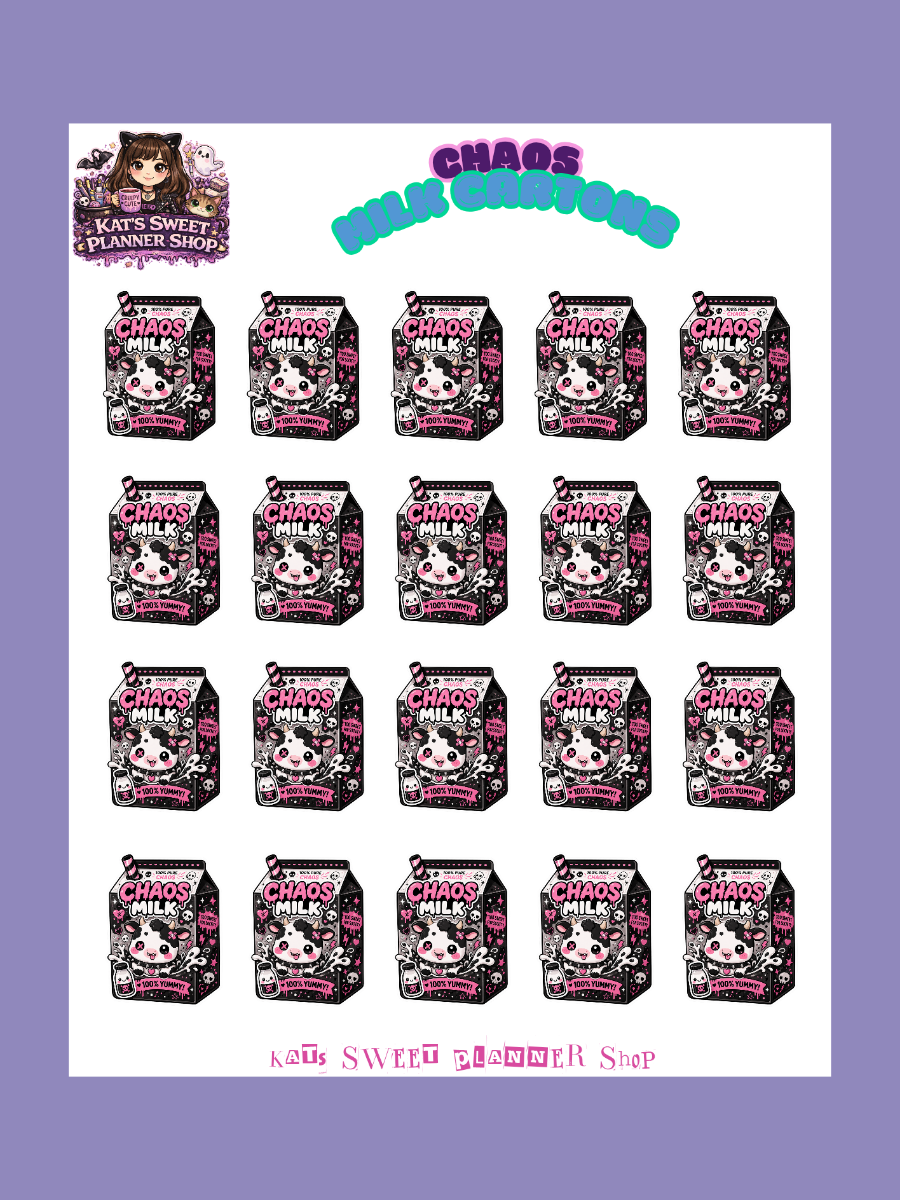 Kawaii Milk Carton Collection