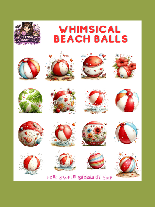 Whimsical Beach Balls