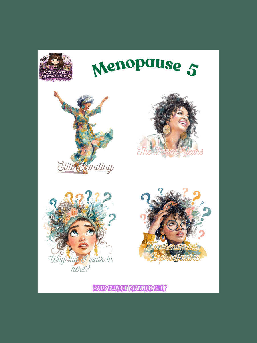 Menopause Sticker Set